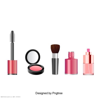 卡通手繪化妝品設計